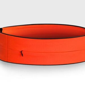 Outdoor Sports Waistband Elastic Mobile Phone Bag Sports Belt Bag - Orange, S