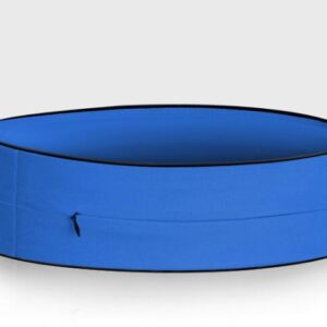 Outdoor Sports Waistband Elastic Mobile Phone Bag Sports Belt Bag - Blue, L